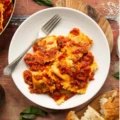 Cheese Ravioli With Tomato Sauce