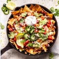 Foresta’s Baked (Veg/chicken) Loaded Nachos