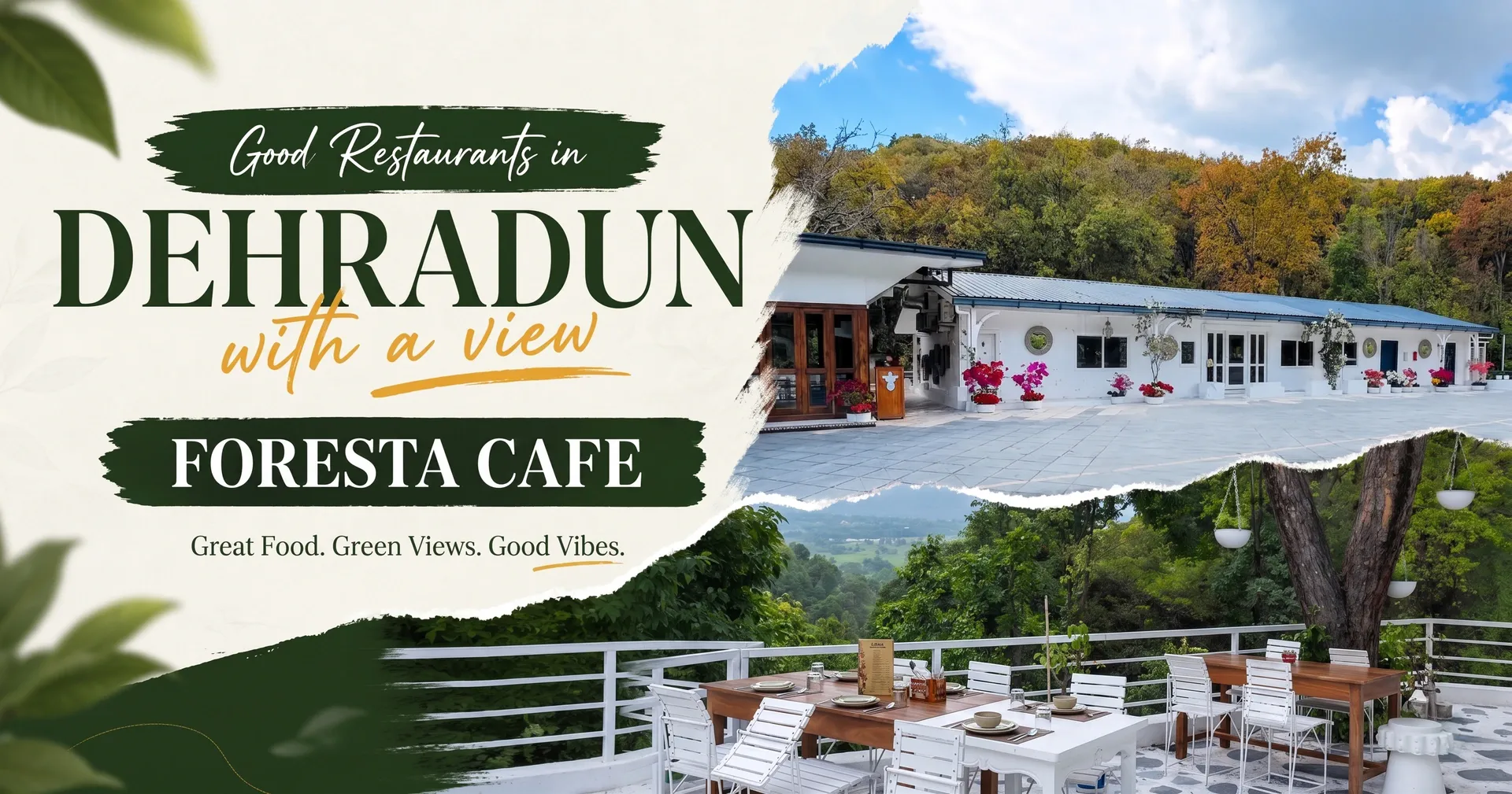 ​Good restaurants in Dehradun with a View Foresta cafe